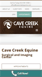 Mobile Screenshot of cavecreekequine.com